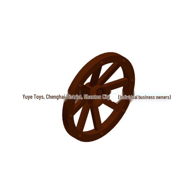 MOC Small Particle Building Blocks Universal Carriage Wheels - Compatible DIY Accessories 0.5kg