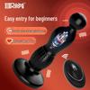 New Model: Manual Vibration Anal Plug for G-Spot & Backdoor Stimulation - Unisex, Beads for Couples