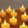 12 Pcs Flameless LED Candles Flickering Ambient Candle Lights  For Birthday Wedding Party Decor