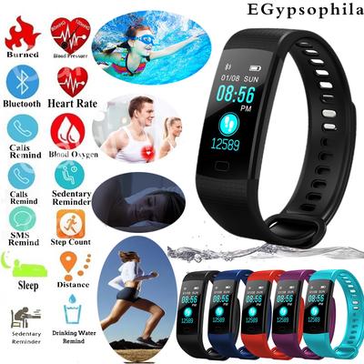 y5 smart watch activity heart rate tracker