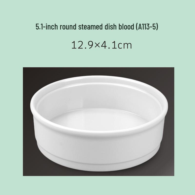 A5 Melamine Steaming Bowl - Small, Colorful, Durable for Fast Food & Steamed Dishes