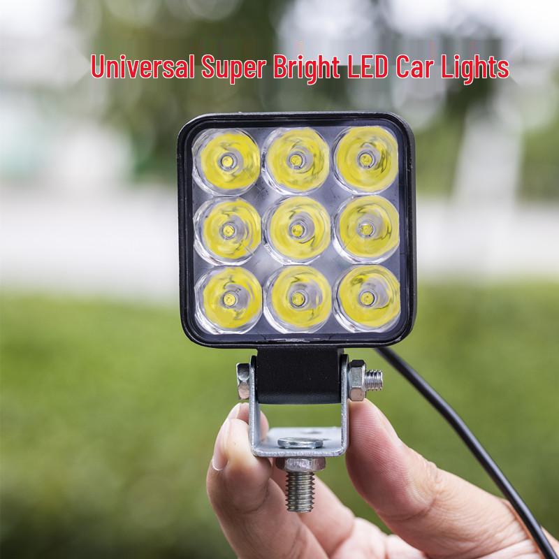 Super Bright LED Headlights for Electric Vehicles & Motorcycles, High/Low Beam, 12V