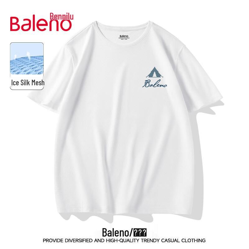 Baleno Men s Quick-Dry Mesh Print T-Shirt 5XL