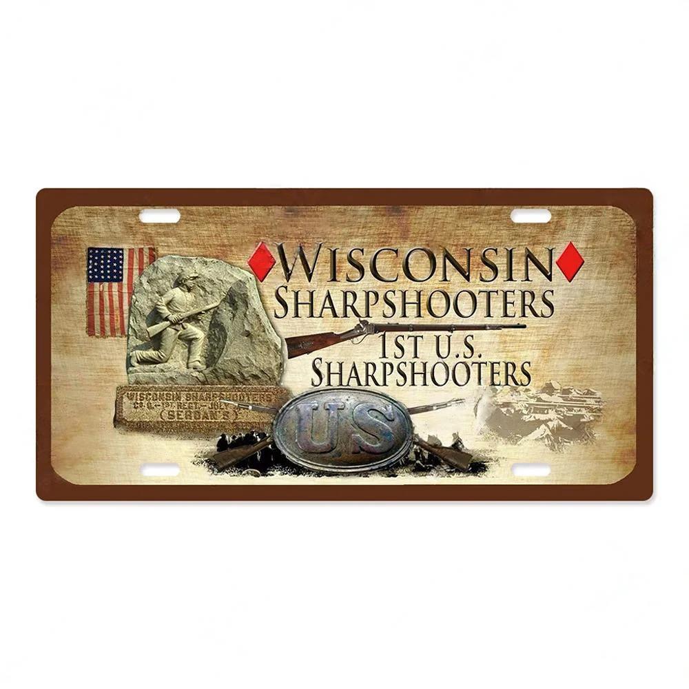 The War Licenses Posters Plate Plaque Metal Vintage Tin Signs Room Wall Decor Art Decoration Poster for Bar Home