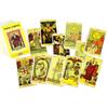 78PCS Black Radiant Wise Spirit Tarot Cards A 78 Rider Deck Oracle Rider Waite Russian Visions Divination Edition Borad Playing Game