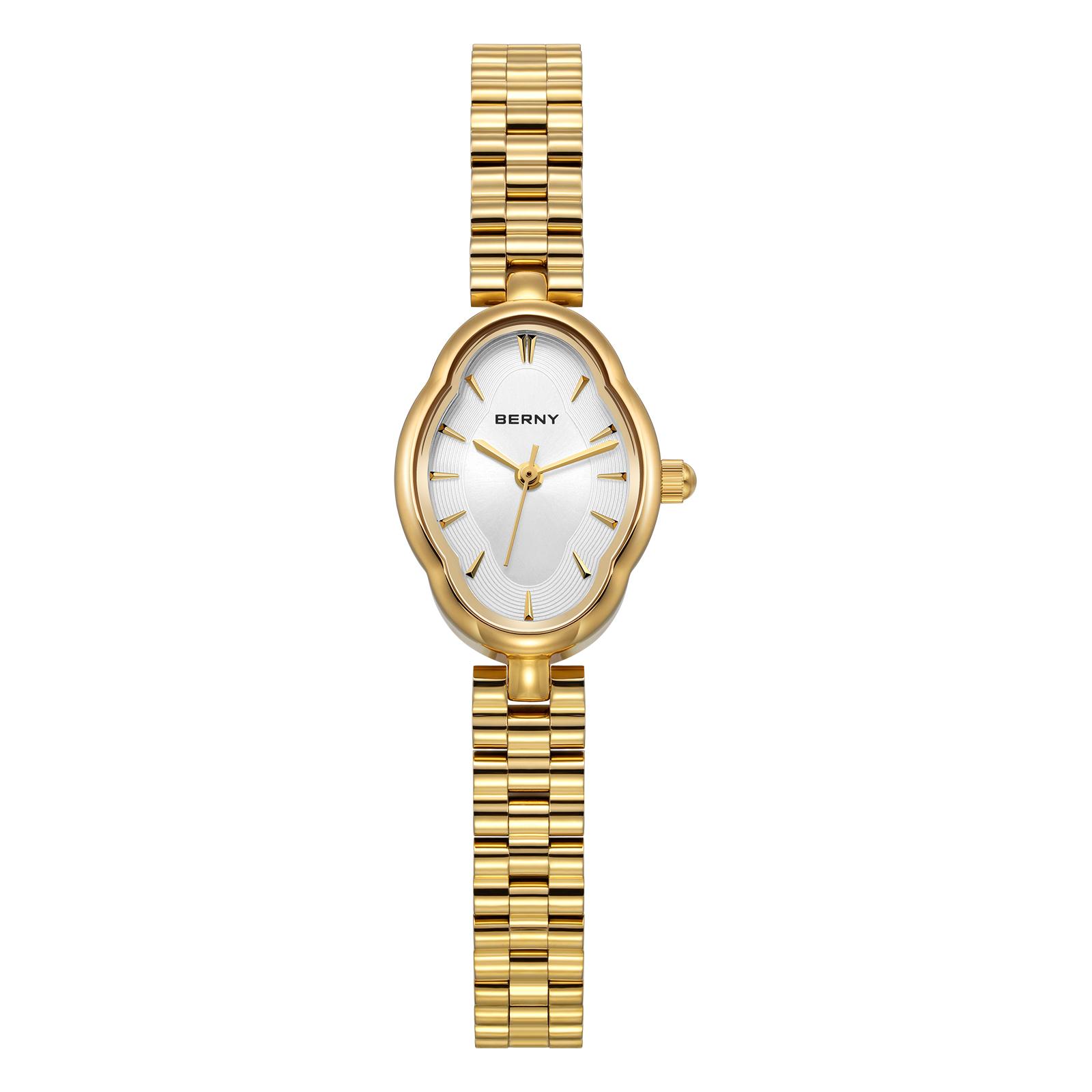 BERNY Gold Watch for Women Ladies
