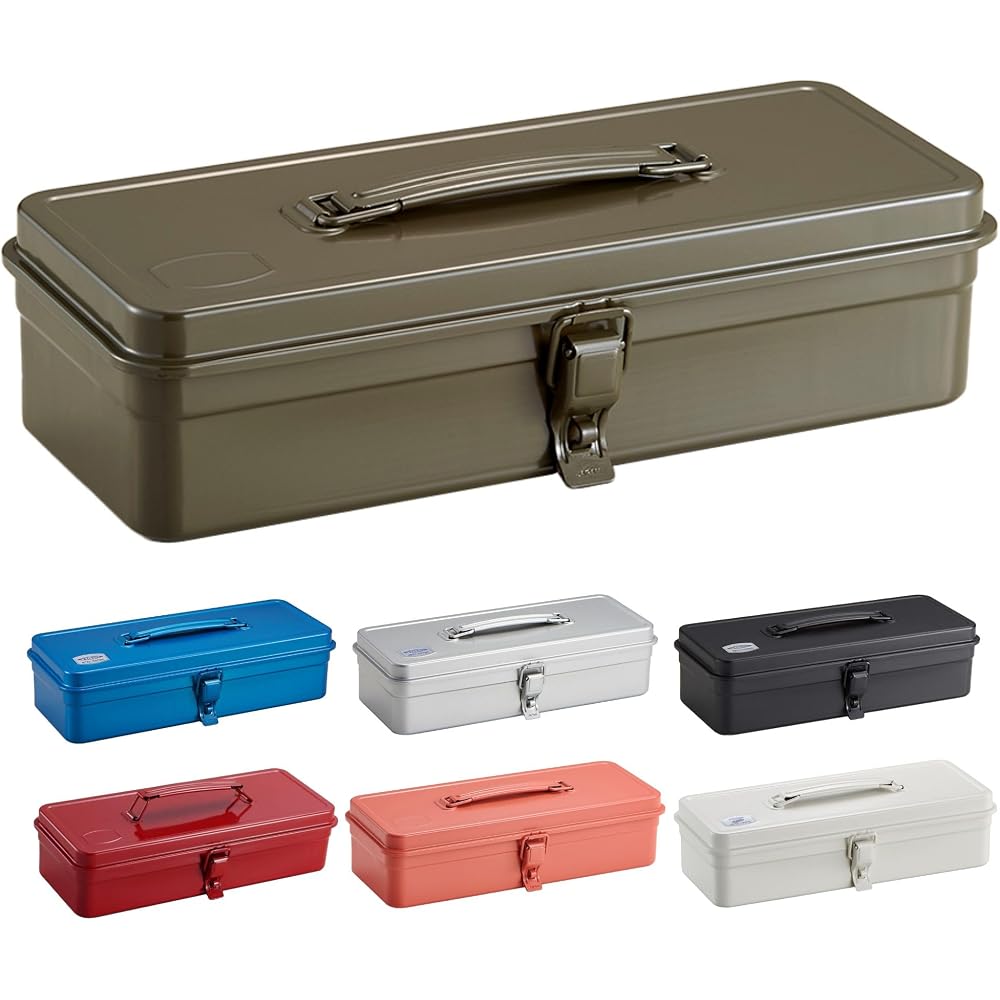 Toyo Steel (TOYO) Steel Tool Box T-320 Moss Green [Width Approx. 33 x Depth Approx. 14 x Height A...