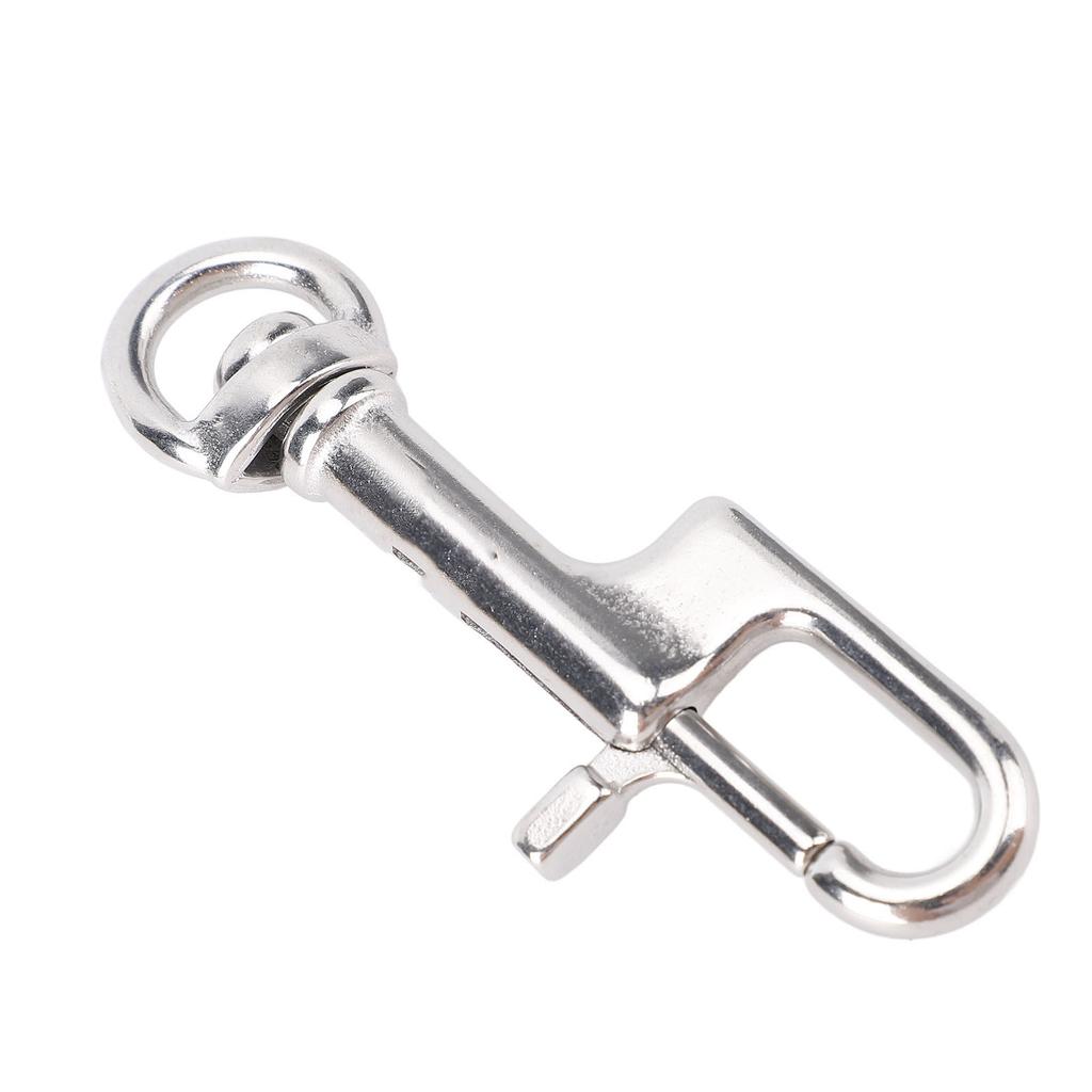 Eye Snap Hook 316 Stainless Steel Quick Release Single Ended Snap Clip for BCD Diving Equipment