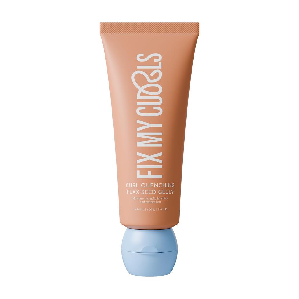Fix My Curls Gel di Semi di Lino Idratante per Capelli Ricci e Mossi, 50g