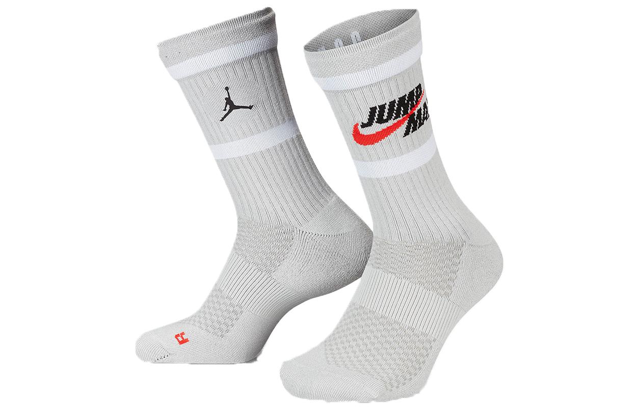 Jordan Knee High Socks All Unisex Gray Couple s DA2560-097 M