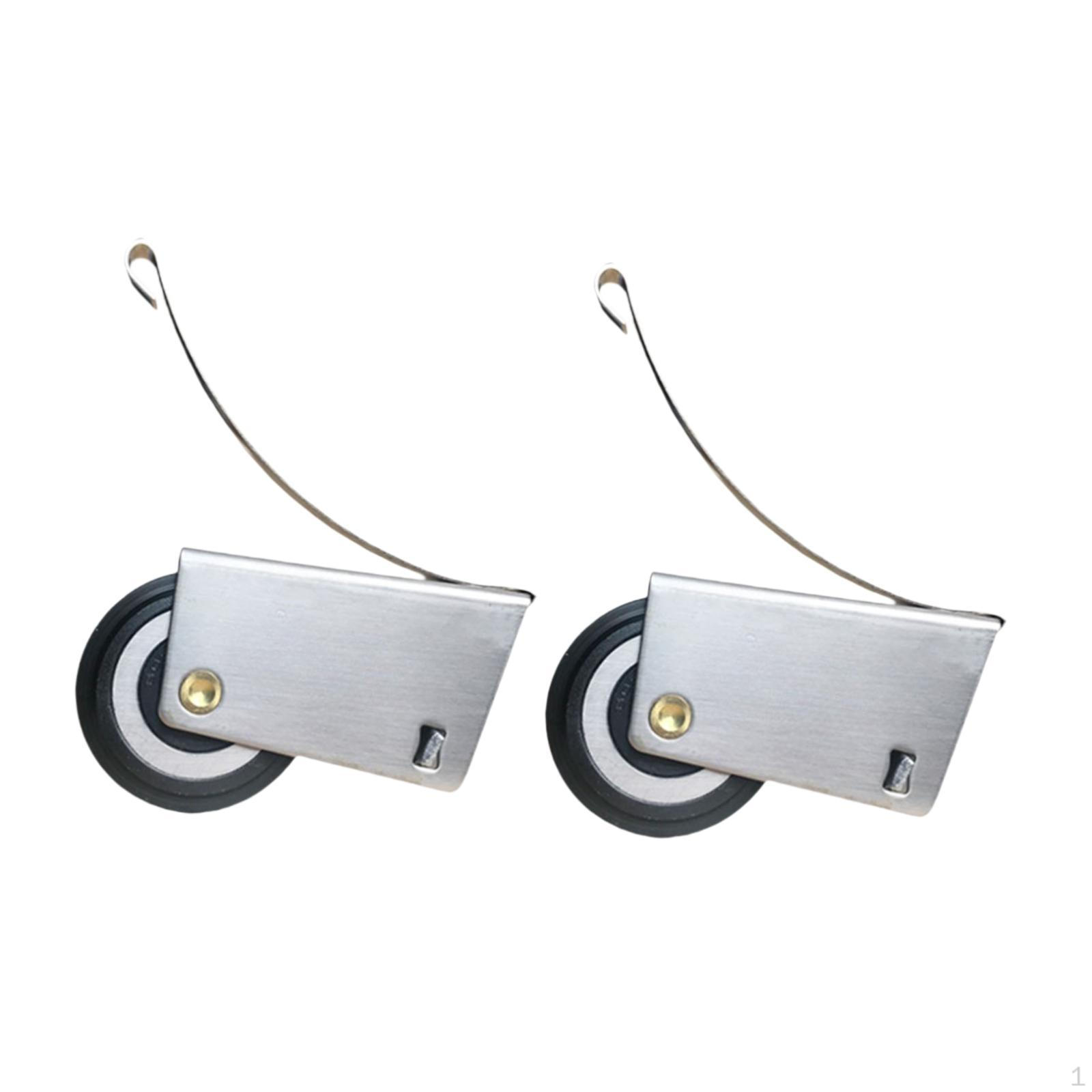 

2 Pieces Track Pulley, Walker Bearing Sliding Door Mute ,Door Roller Premium Cabinet