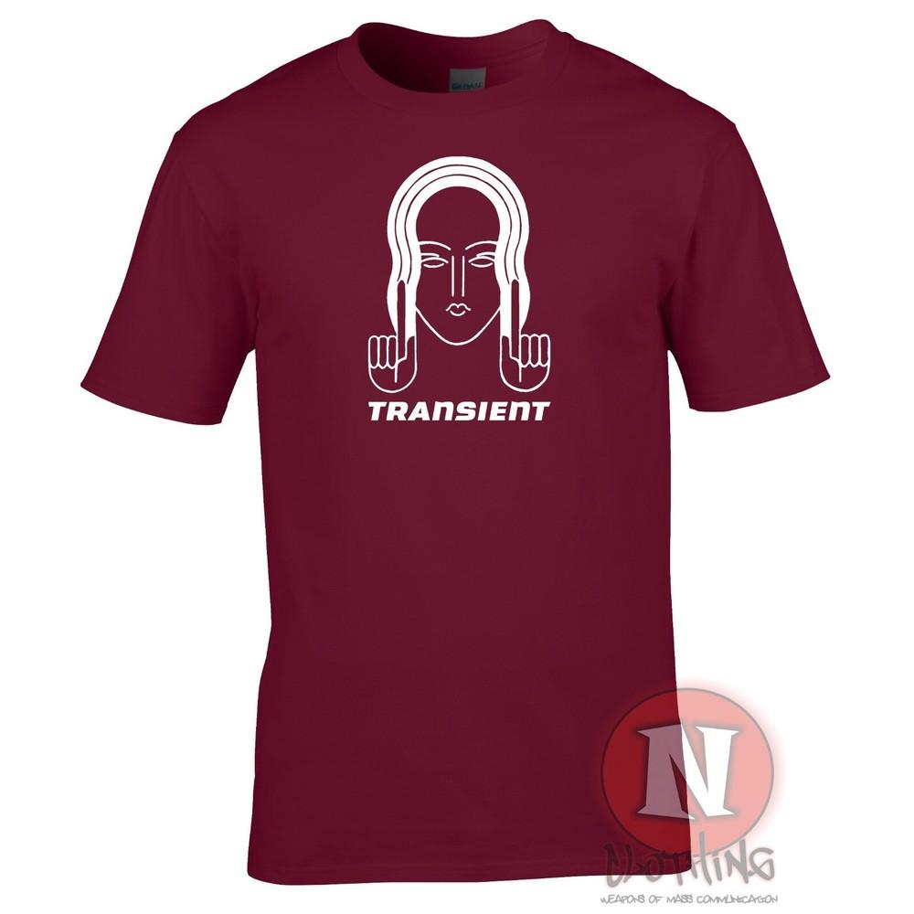 Transient Records TShirt Old School Trance Dance Rave Edm Music Record Label S