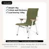 Aluminum Alloy Sea Dog Chair Adjustable Position Folding Recliner for Fishing Camping Beach Outdoor Activities