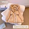 Giacche e Cappotti Invernali Autunnali Casual alla Moda da Donna JPNTKY, Colore Solido, Stampa, Manica Lunga, Piumini