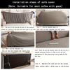 Sofa Seat Cover Solid Color Jacquard Sofa Cover Hanging Sofa Protector Home Decor Fluffy Sofa Cover for Winter Warmth