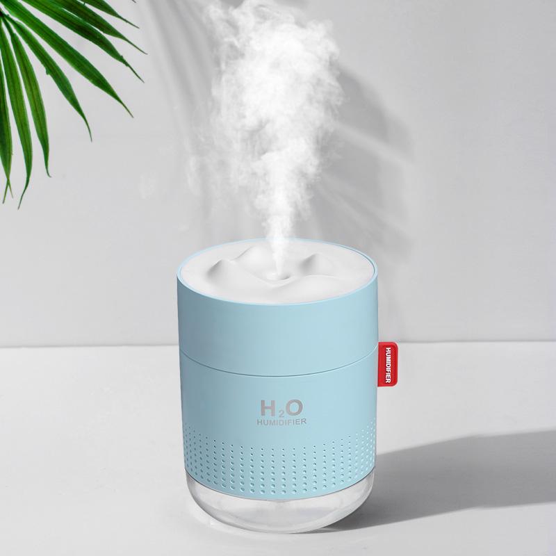 

Ультразвуковой увлажнитель воздуха 500 мл Snow Mountain USB Aroma Essential Oil Diffuser Heavy Mist Ultra Quite Humidificador Mist Difusor USB Cable синий