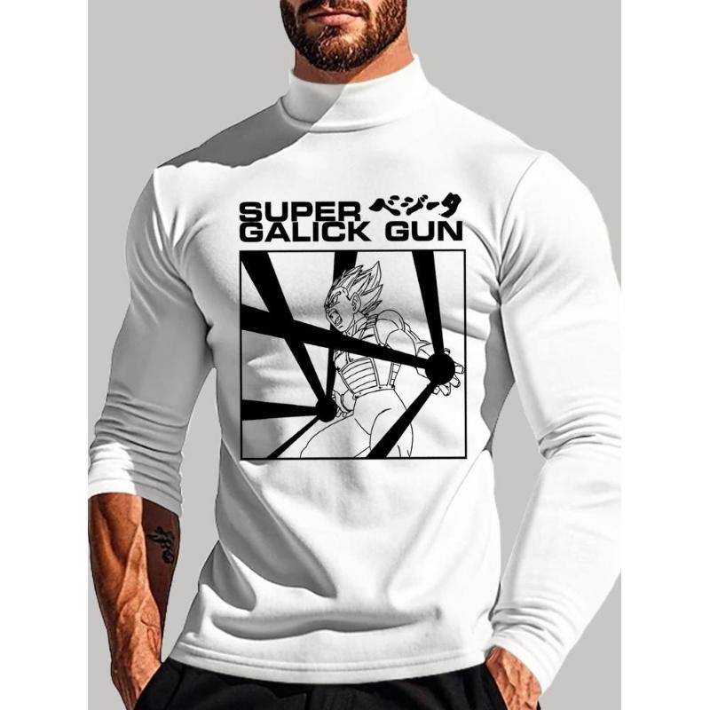 

Evening Dinners, Anti-Wrinkle & Breathable, Men s Long Sleeve Tee, Slim Fit XXL белый