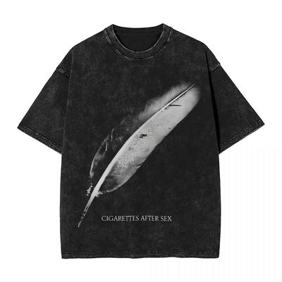 Camisetas lavadas de Cigarettes After Sexx, camiseta de la gira mundial de X, ropa de calle para fanáticos de la música pop, camisetas estampadas 100 % algodón.