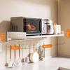 Yingbai Wall-Mounted Microwave Oven Storage Rack