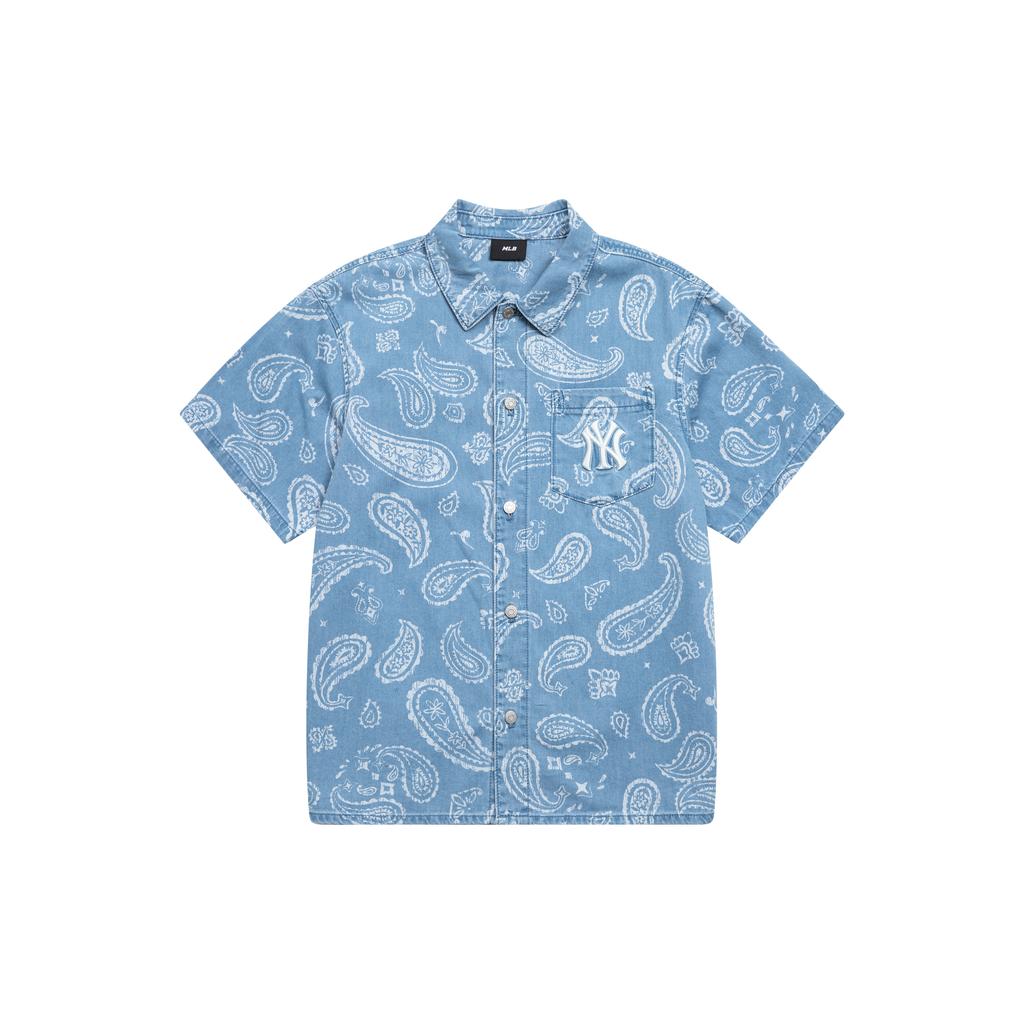 New MLB New York Yankees Shirt Unisex Light Blue 3ADRI0133-50SBL