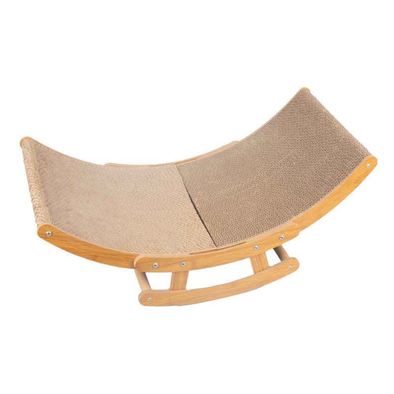 Wooden Cat Scratcher Removable Scratch Board Bed Swinging Tumbler Cat Toys Grinding Nail Scraper Mat Play and Rest Pet Supplie