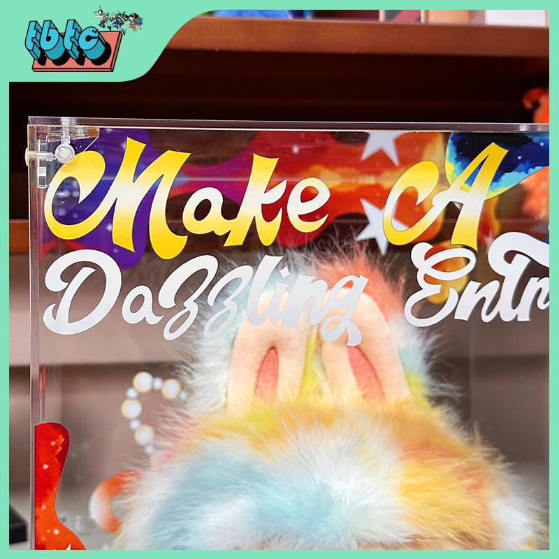 Labubu Treasure Vault Acrylic Display Box - Dustproof and Transparent for Trendy Toy Storage