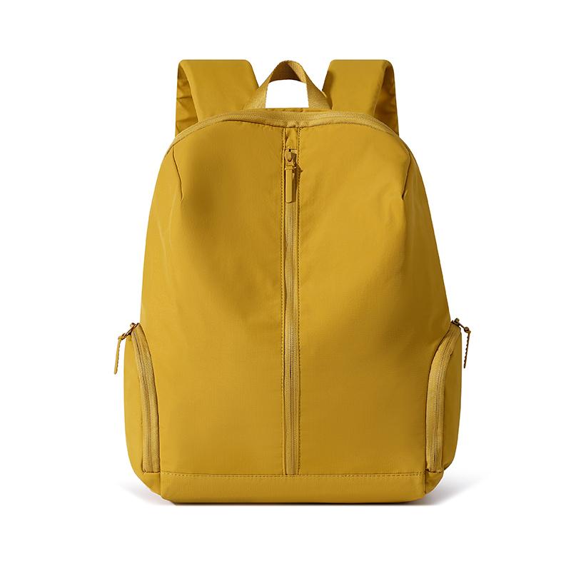 Nylon Backpack Solid Color Large Capacity Backpack
