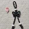 Handmade Colorful Nylon Rope Phone Lanyard with Pearl Knot Buckle Pendant