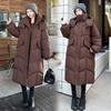 Fashionable and Versatile Hooded Plus Size Women's Thickened Warm and Cold Winter Coat - Lightweight and Comfortable Long-sleeved Cotton Jacket Coat