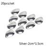 Spinner Tackle Smooth Nickel Vibration Blades Metal Water drops VIB Lure Fishing Attractor Spinner