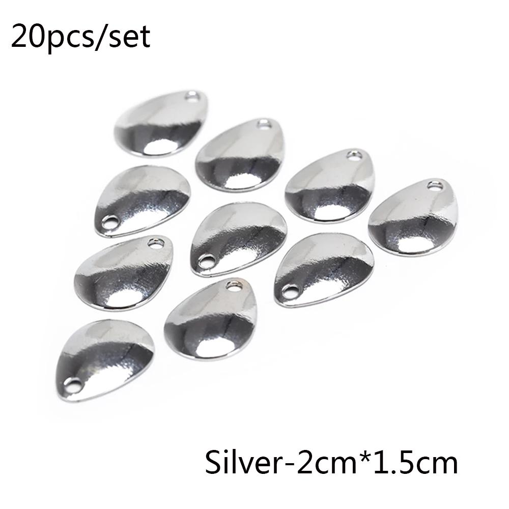 Spinner Tackle Smooth Nickel Vibration Blades Metal Water drops VIB Lure Fishing Attractor Spinner