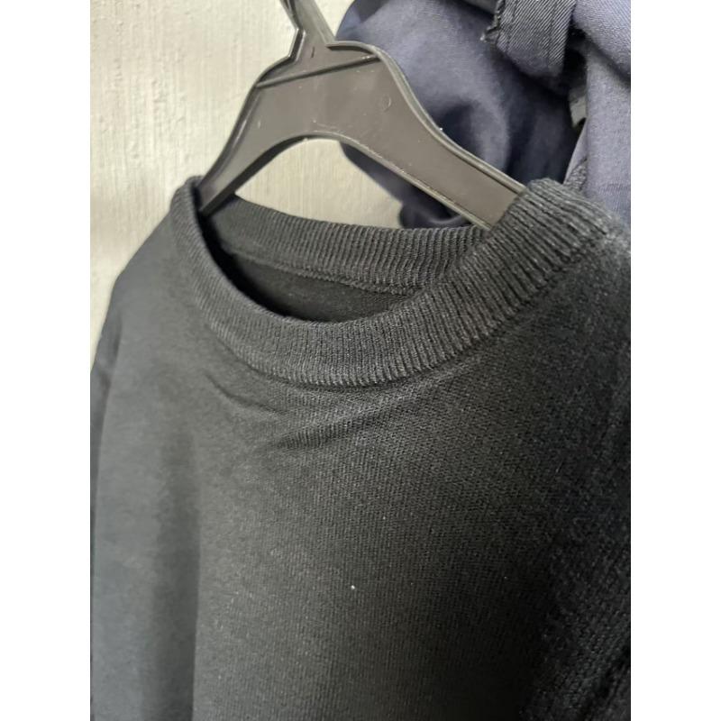 Men S Long Sleeve Crew Neck Knit Sweater Casual Inner Wear