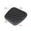 2Pcs Car Brake Clutch Pedal Pad Cover, Black Rubber Pad Manual Auto Accessories Replacement 46545-SA5-000 Fits Honda Accord, CR-V, Civic