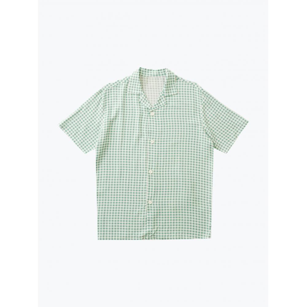 

Daiso Rayon Summer Pattern Pyjamas Short SLeeve L Green