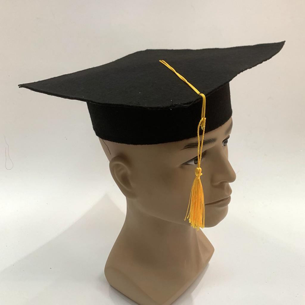 Neutral Adult Child Graduation Cap With Tassel High School