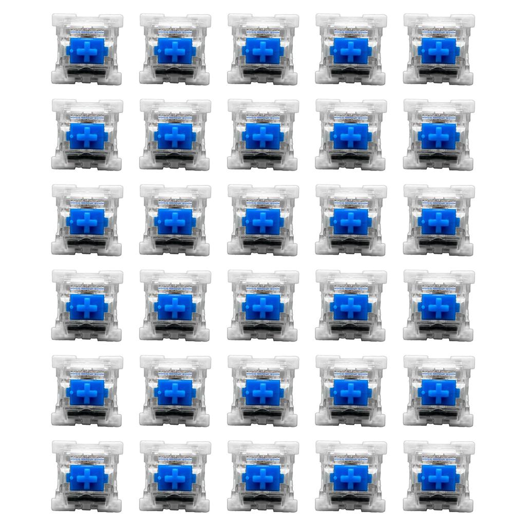 Felimoa Key Switch Gaming Keyboard Switch Replacement Mechanical Keyboard Axis Set of 30 (Blue Axis)