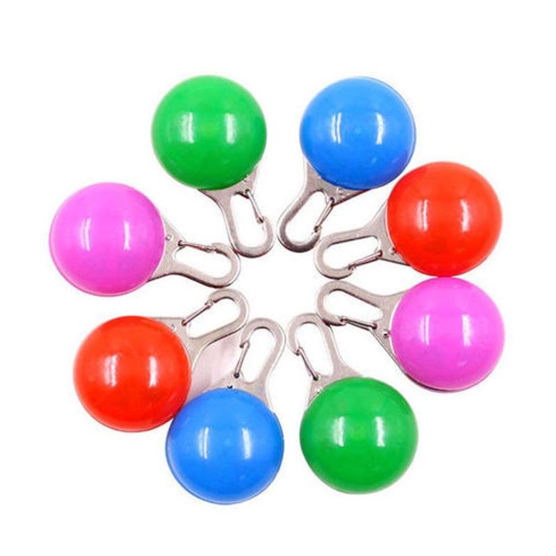 LED Pet Pendant: Anti-Lost Flashing Light & Dog Bell for Night Walking