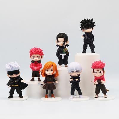 7ks Jujutsu Kaisen akční figurka Anime Itadori Yuji Kugisaki Nobara Fushiguro Megumi Figuras Toys Model panenky