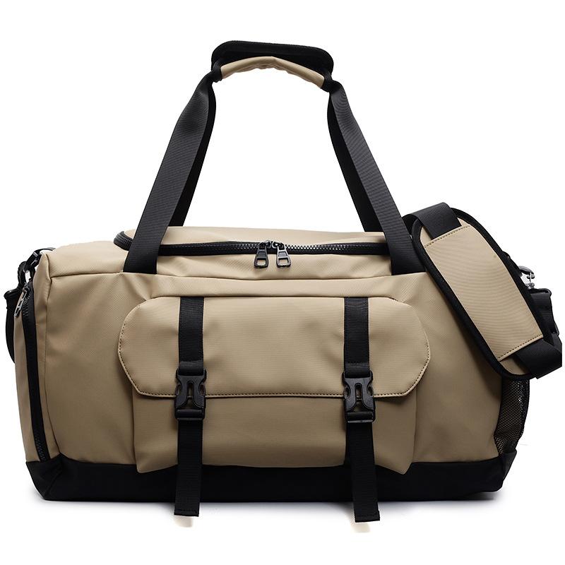 Downhill Bag Travel Bag for Women Short Distance Light Travel Large Capacity Splicing Hand Held Shoulder Crossbody Bag