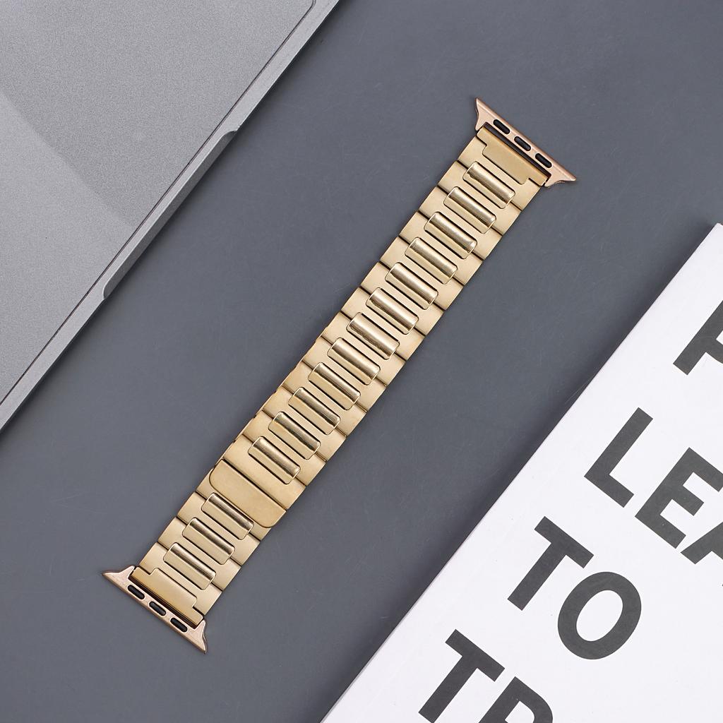 Suitable for Apple Watch Strap New Steel Strap Metal Chain Applewatch Strap s10s9ultra2se Stainless Steel s8iwatch Male and Fema