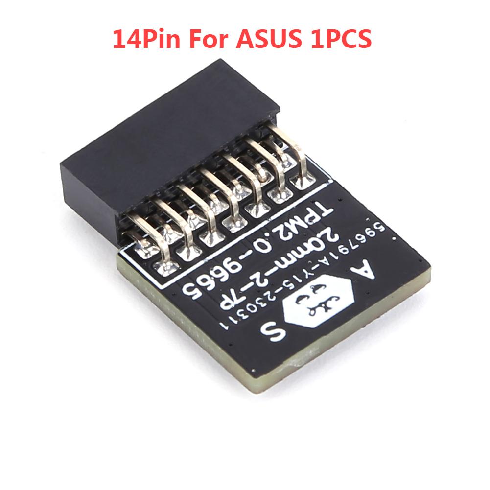 10/5/3/1PCS TPM 2.0 Encryption Security Module Board 4GB For ASUS ASRock MSI ASRock GIGABYTE LPC 14/18/20 Pin Motherboards Card