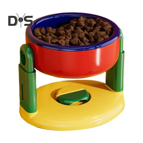 Liftable Suction Cup Pet Bowl Adjustable Height Food And Water Dish Elevated Pet Feeder Bowl for Cats Dogs To Protect Cervical Spine