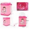Charming And Practical Mini Electric Washing Machine Dollhouse Toy For Makeup Brush Cleaning
