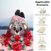 1pc Koala Heart Outdoor Flannel Blanket Soft Warm All-Season Throw for Sofa Bed Car Camping Office, Cozy Gift Idea1322S