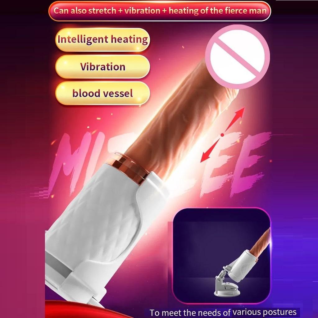 Bezdrátové dildo Penic Vibrator s dálkovým ovládáním pro ženy Vyhřívaný teleskopický sexuální stroj Sex Vibrator Novation Murah Sext Hračka pro dospělé Žena Masturbátor