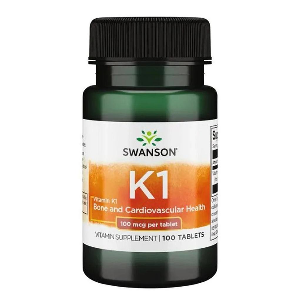 Vitamin K1, 100mcg - 100 Tablets