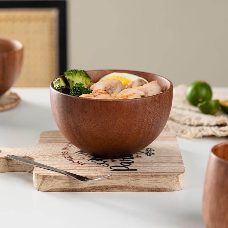 Ruhan Walnut Wood Salad Bowl