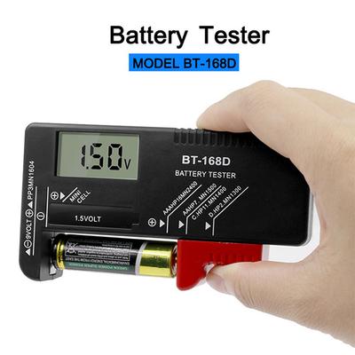 Digital Battery Tester Lcd Display Battery Capacity Checker For C D N Aa Aaa 9v 1.5v Button Cell Battery Detection