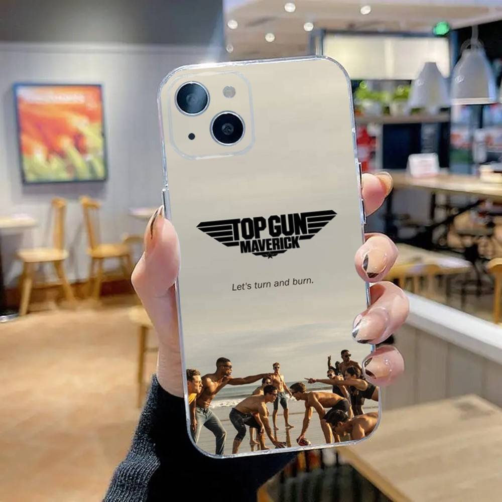 

Top G-Gun Mavericks Phone Case For iPhone 16,15,14,13,12,11 Pro,Max,Plus,X,XS,XR,SE,Mini Transparent Silicone Soft iPhone16se4