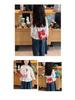 Red Festive Girls' Bow Cartoon Crossbody Bag: Mini Bucket Handbag & Coin Purse